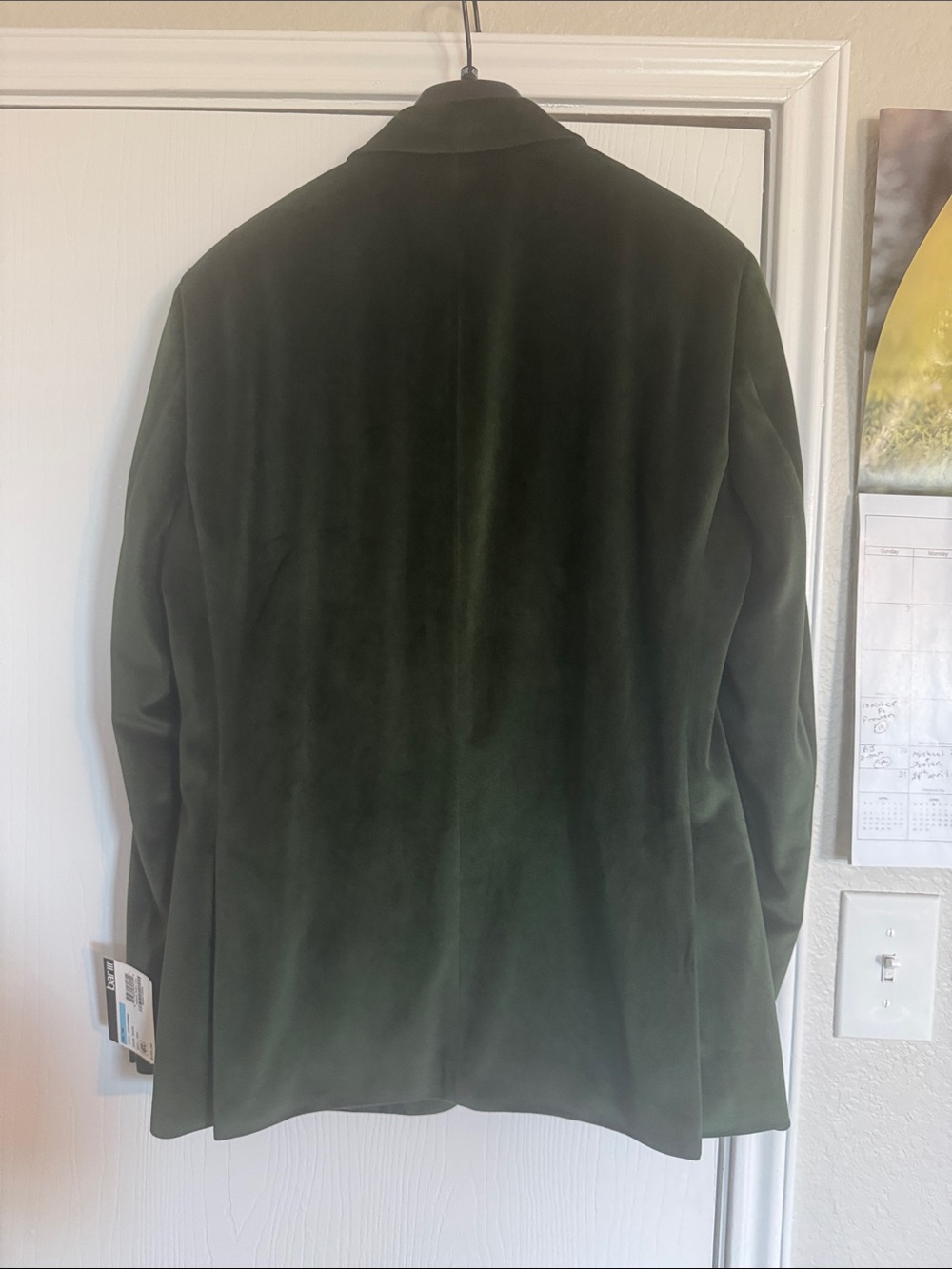 Bar III Dark Green Men's Blazer - Picture 4 of 4